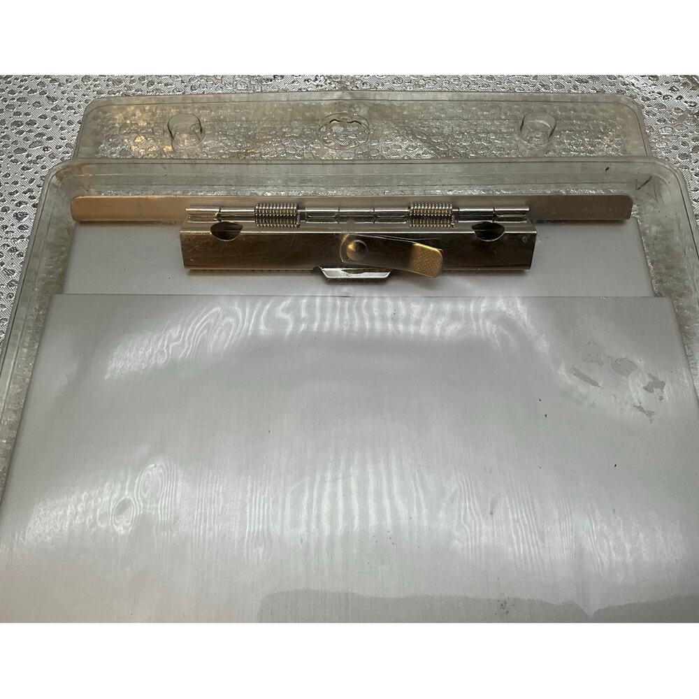 Adams Snapak Aluminum Top-Open Forms Folder 3/8" Clip 5 2/3 x 9 1/2 Sheets AFH10 - Picture 5 of 5
